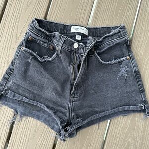 Abercrombie & Fitch high rise curve love cutoffs